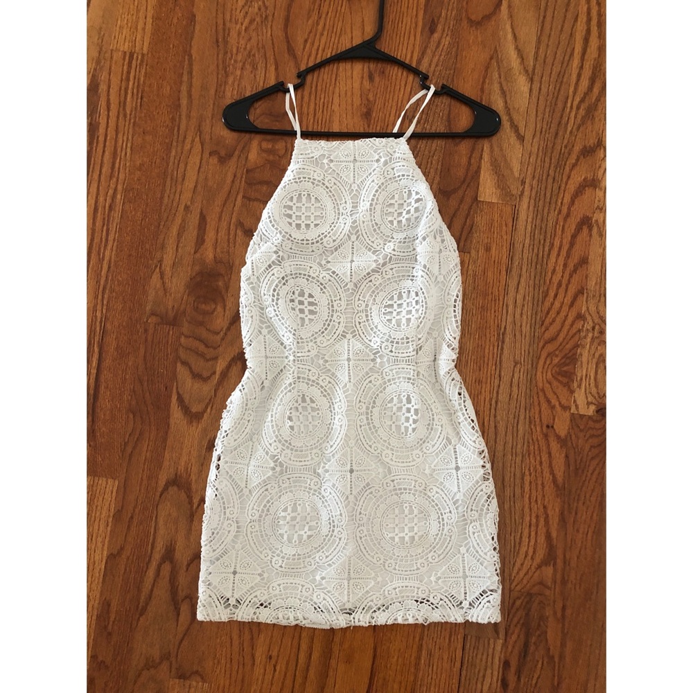 White boutique style dress